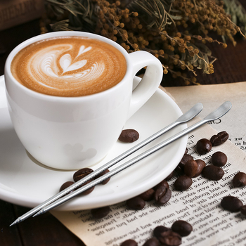 Ανοξείδωτη ράβδος ανάμειξης και αιχμή latte art από 304 ανοξείδωτο χάλυβα, μάρκα Titanium Star Treasure, αξεσουάρ καφέ, στυλ Leisure, κατάλληλο για καφετέρια, εστιατόριο και σπίτι