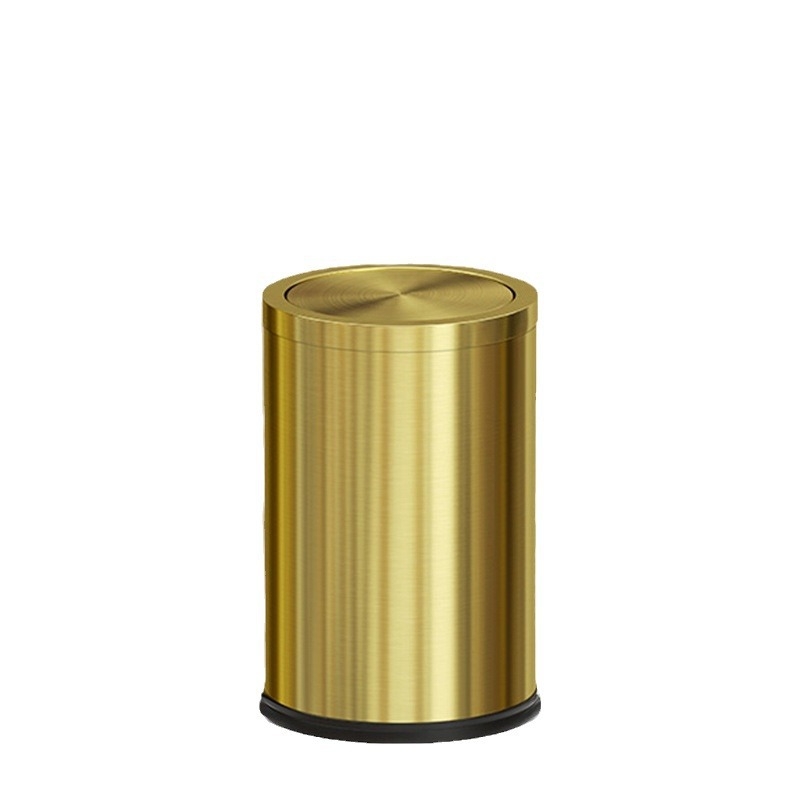 Koš za smeće od nehrđajućeg čelika, 9L, cilindričnog oblika, kućna upotreba, marka Puting