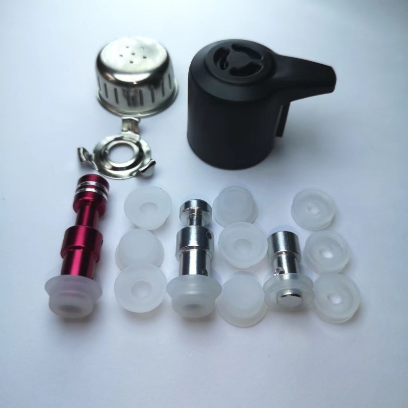 DUO60 elektros spaudimo puodo priedai – išleidimo vožtuvas, tiesioginė įranga, 15 vnt