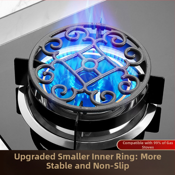 Χυτή βάση/ράφι για κατσαρόλες σε γκάζι κουζίνας, αντιολισθητική επιφάνεια, κλασικό/βίνταζ στιλ, καθολική συμβατότητα