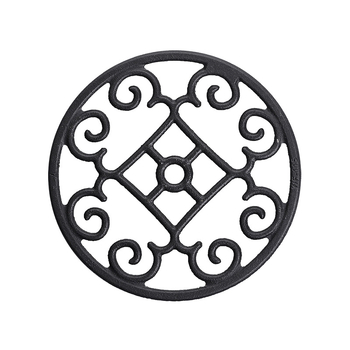 Χυτή βάση/ράφι για κατσαρόλες σε γκάζι κουζίνας, αντιολισθητική επιφάνεια, κλασικό/βίνταζ στιλ, καθολική συμβατότητα