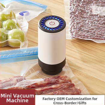 Rankinis vakuuminis įrenginys maisto laikymui — USB įkrovimas, 5V, 5W, talpa mažiau nei 500 ml, PP+ABS