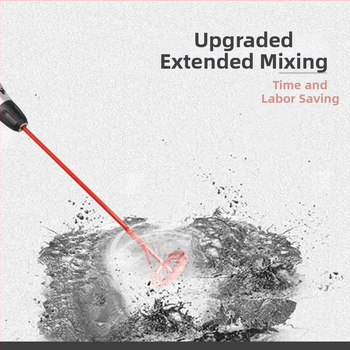 Κεφαλή ράβδου ανάμειξης σοβά για τσιμέντο με εξάγωνη λαβή – ατσάλινη κατασκευή, για ανάμειξη τσιμέντου, σοβά και μπογιάς; Newone.