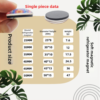 Γυάλινα μαλακά μαγνητικά αυτοκόλλητα ψυγείου — μοτίβο Κυψέλη μελισσών, 25–50 mm, 8–50 g, προσαρμοζόμενες μορφές