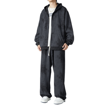 Мъжки суитшърт с качулка от Corduroy, корейски стил, дълги ръкави, есен, 96%+ съдържание на основния материал