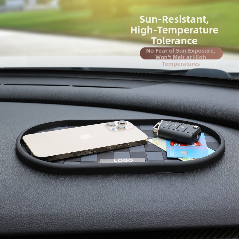 Антихлъзгаща подложка за приборния панел и централната конзола на автомобил, PVC, устойчива на високи температури, миеща се, с печатен логотип