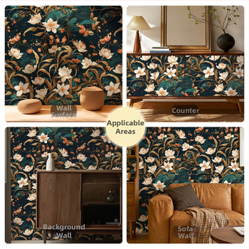 Lipnios PVC sienų tapetai — PVC medžiaga, PVC sluoksnis, dekoratyvinio stiliaus ypatingas efektas