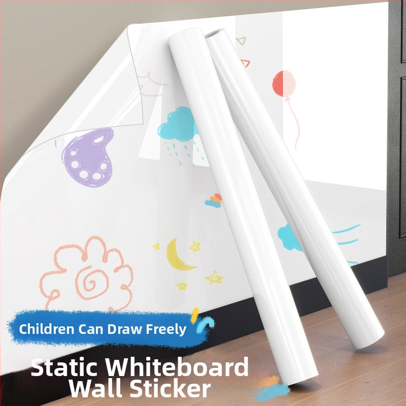 Dviejų pusių baltos lentos lipdukas ant sienos su nuimama elektrostatine prisirišimo, rėmas PP, skydelis PP (Specifikacijos: 1)