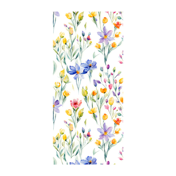 Lipnūs PVC tapetai su žalios augalų motyvais ir gėlių šakelėmis, šiuolaikiškas minimalistinis stilius, premium (Funkcija: lipnūs; Medžiaga: PVC; Sluoksnis: PVC; Stilius: modernus minimalistinis; Klasė: premium)