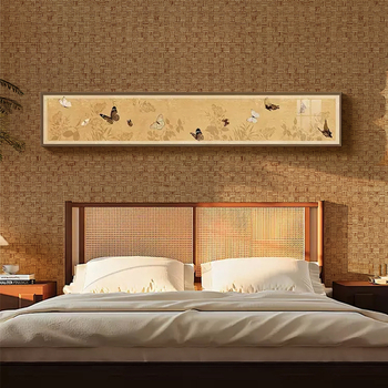 Savarankiškai lipančios PVC tapetai su bambuko kilimėlio raštu, Naujas Kinų stilius, sienų danga