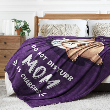 Κουβέρτα με χαριτωμένο sloth, φλανελ ψηφιακής εκτύπωσης για κρεβάτι και καναπέ, 100% πολυεστέρας, 260 g, Άνοιξη-Φθινόπωρο, Προσαρμοζόμενη