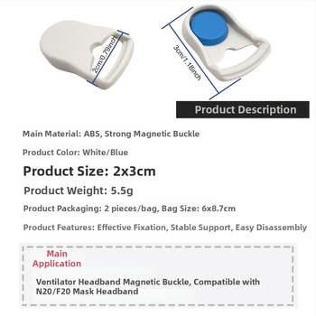 Velcro ремък за CPAP маска | Тип: Velcro Strap; Материал: нейлон, смесен; Смес: нейлон + PU памук + флис; Марка: Xinwei; Област на приложение: Медицински изделия