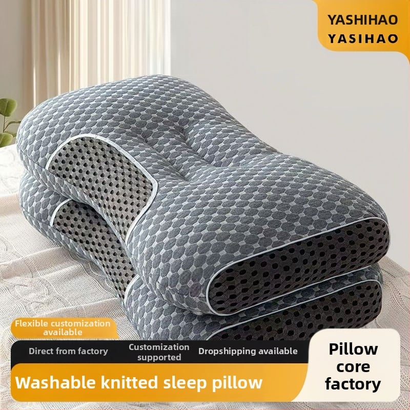 Pagalvės branduolys – skalbiamas, kaklo stuburo palaikymas, prieš sugriuvimą, vienam asmeniui, poliesterio pluošto užpildas