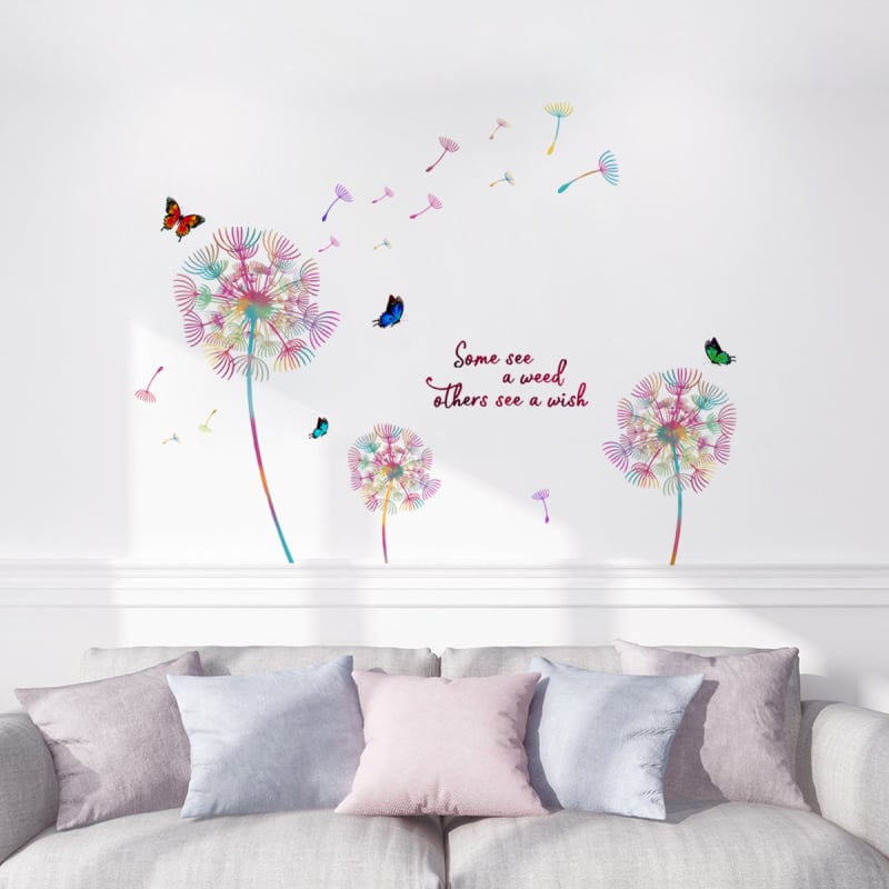 Zidna naljepnica – PVC materijal, marka YM (home), 2 komada, model 21786878191, graffiti zidne naljepnice