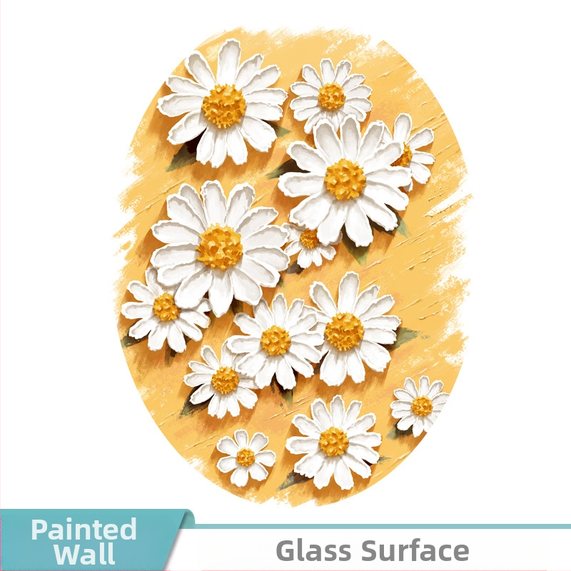 Διακοσμητικά αυτοκόλλητα καπακιού τουαλέτας για μπάνιο - PVC, μοτίβο φύλλα, μοντέρνο στυλ απλότητας