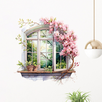 Διακοσμητικό αυτοκόλλητο τοίχου από PVC – Τοπίο για σαλόνι, υπνοδωματίο, μελέτη και εστιατόριο σε μοντέρνο μινιμαλιστικό στυλ