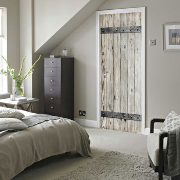 Αυτοκόλλητο τοίχου 2 τεμάχια με γεωμετρικό μοτίβο, αδιάβροχο PVC, ελαφρύ πολυτελές επίπεδο στυλ, διακόσμηση για σαλόνι και υπνοδωμάτιο