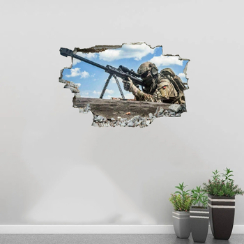 PVC αδιάβροχο αυτοκόλλητο τοίχου για σαλόνι και υπνοδωμάτιο – μοντέρνο επίπεδο στυλ, 1 τεμάχιο