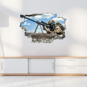 PVC αδιάβροχο αυτοκόλλητο τοίχου για σαλόνι και υπνοδωμάτιο – μοντέρνο επίπεδο στυλ, 1 τεμάχιο