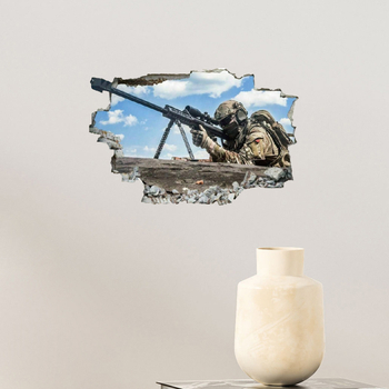 PVC αδιάβροχο αυτοκόλλητο τοίχου για σαλόνι και υπνοδωμάτιο – μοντέρνο επίπεδο στυλ, 1 τεμάχιο