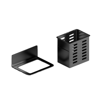 Πλαστικός τοίχο-φορέας οδοντόβουρτσών με αποστράγγιση και οργάνωση καλλυντικών, πολλαπλών χρήσεων, χωρίς εγκατάσταση, χωρίς διάτρηση