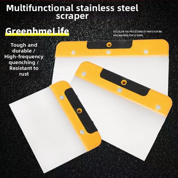 Ανοξείδωτος σκραπέρ με πλαστική λαβή για ευρύ φάσμα χρήσεων