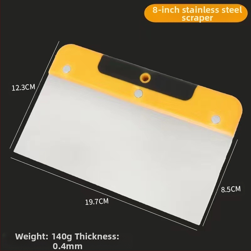 Ανοξείδωτος σκραπέρ με πλαστική λαβή για ευρύ φάσμα χρήσεων