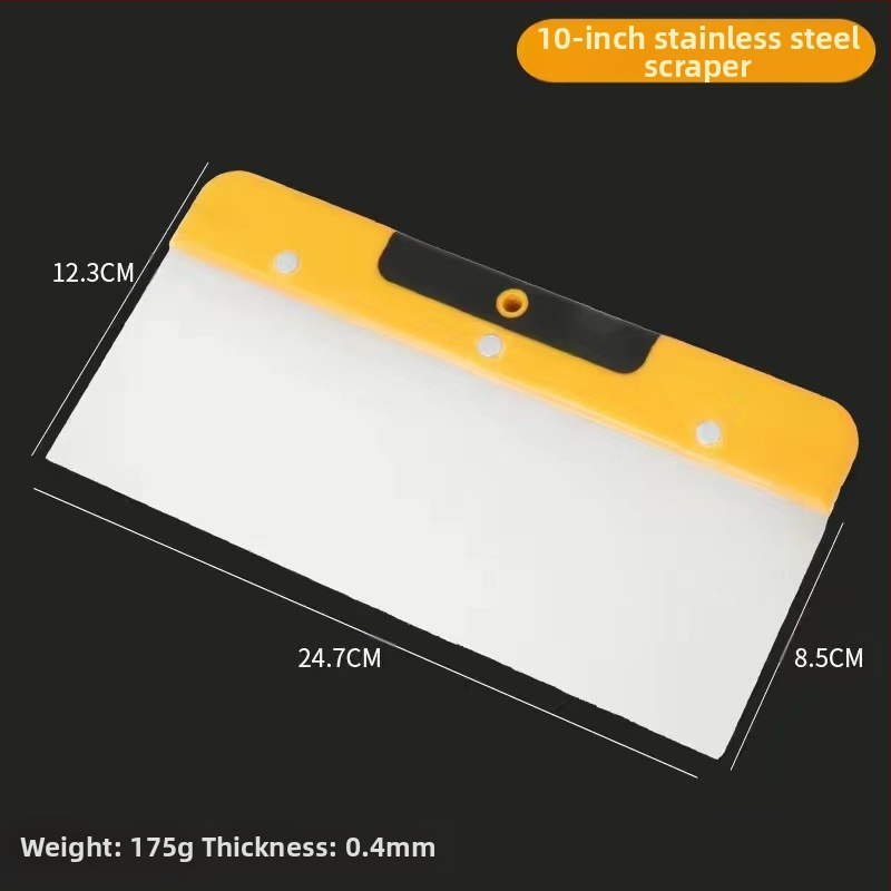 Ανοξείδωτος σκραπέρ με πλαστική λαβή για ευρύ φάσμα χρήσεων