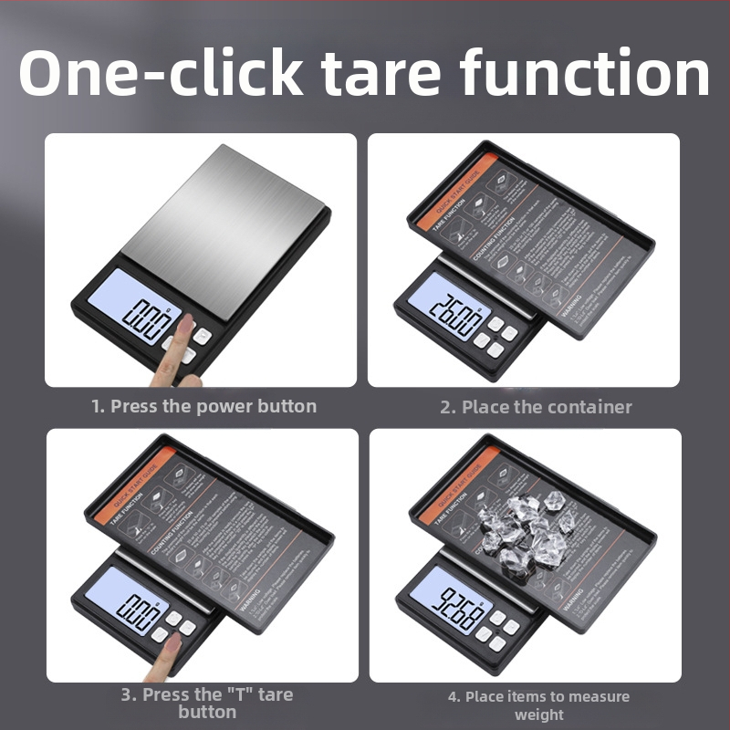 Ювелирна везна T50, CHANGXIE, електронно измерване, обхват 0,01 г–1000 г