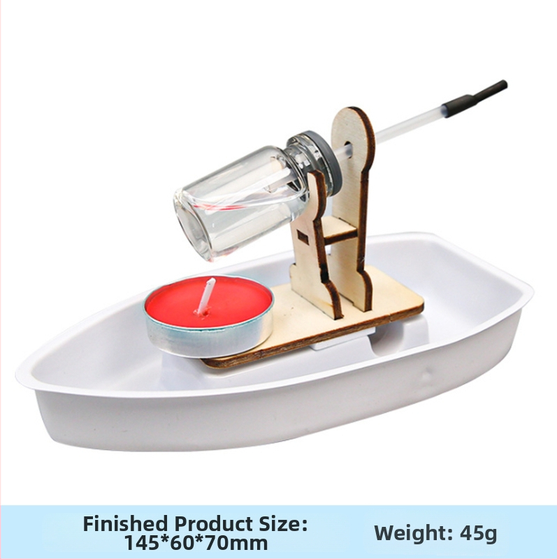 DIY garlaivio modelis – plastikinis fizikos STEM žaislas, rankų darbo mokymo priemonė 7–14 metų