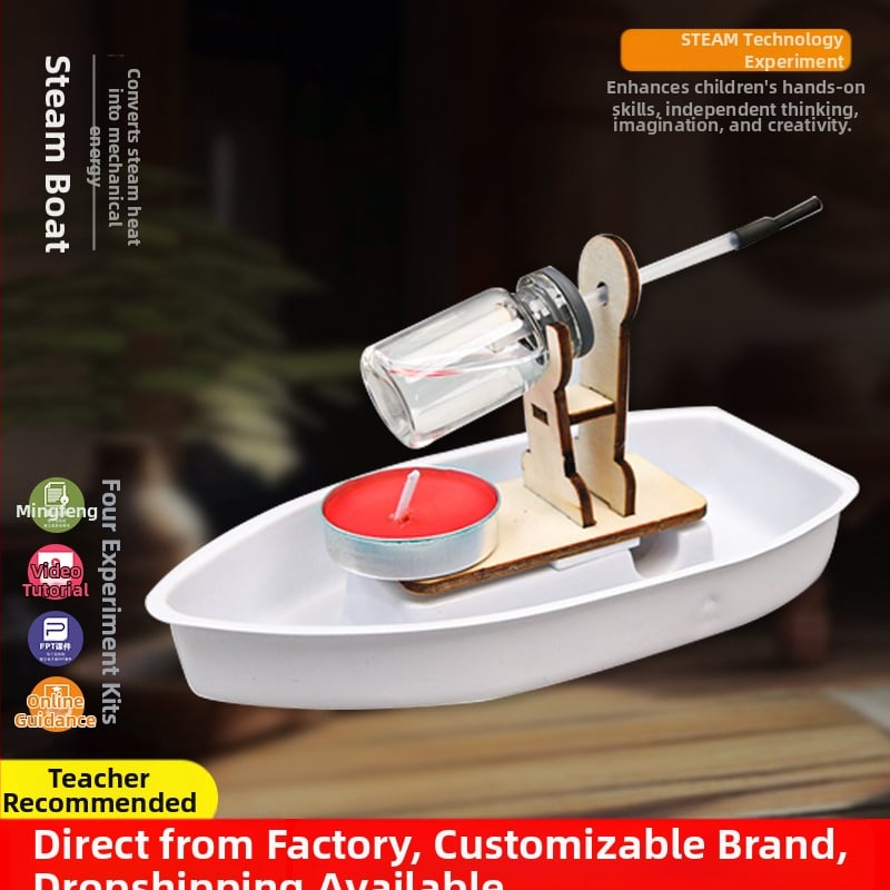 DIY garlaivio modelis – plastikinis fizikos STEM žaislas, rankų darbo mokymo priemonė 7–14 metų