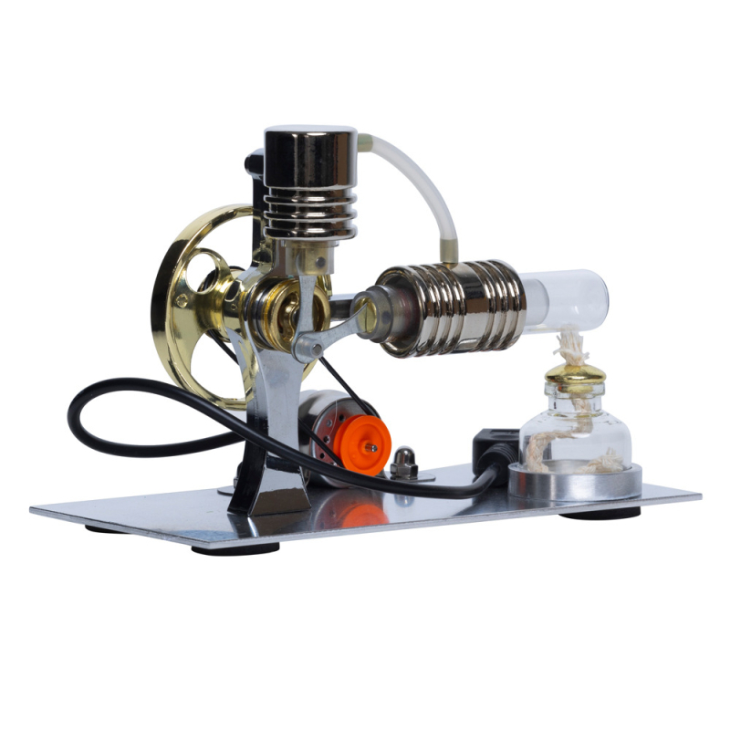 Model Stirling engine – jucărie educativă științifică, din aliaj, pentru copii 7–14 ani