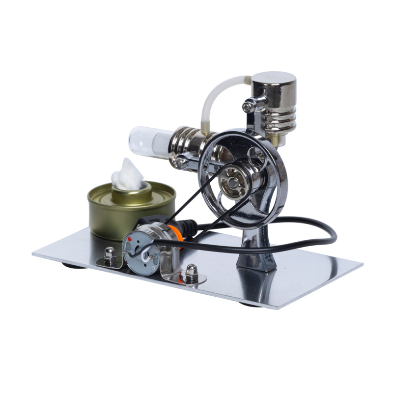 Model Stirling engine – jucărie educativă științifică, din aliaj, pentru copii 7–14 ani