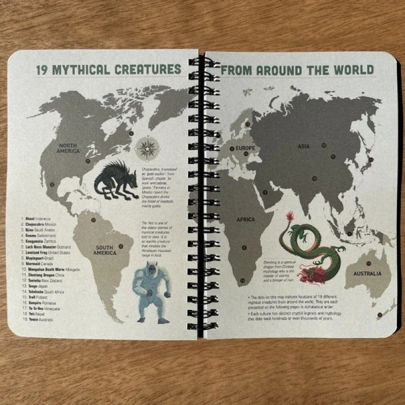 Пътеводител Legends of the National Park — хартия, модерен минималистичен стил, Категория: Други