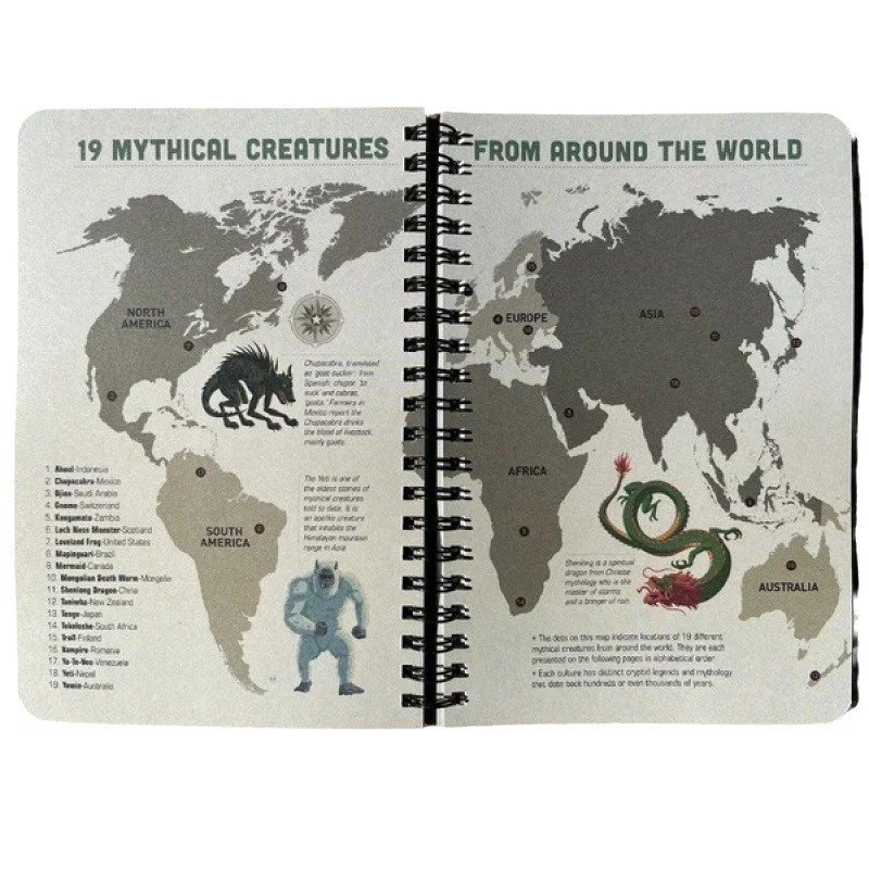 Пътеводител Legends of the National Park — хартия, модерен минималистичен стил, Категория: Други