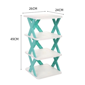 Ράφι παπουτσιών, πλαστικό, μοντέλο X3030, μοντέρνος μινιμαλιστικός σχεδιασμός, για αποθήκευση σε γωνία εισόδου