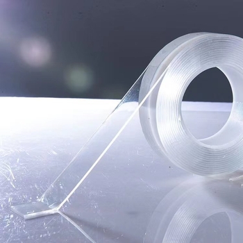 Nano-akrila caurspīdīgais sienu līmētājs – akrila bāze, līmes sistēma: akril, viskozitāte 50 N/m, temperatūras diapazons -20°C līdz 80°C, lietojums: mēbeļu līmēšana