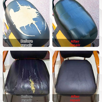 Ταινία επισκευής δερμάτινων καθισμάτων αυτοκινήτου με κόλλα βάσεως υφάσματος, υψηλή ιξωστρότητα, υπόστρωμα Buki, προσαρμόσιμο πάχος, πυρήνας από χαρτόνι.