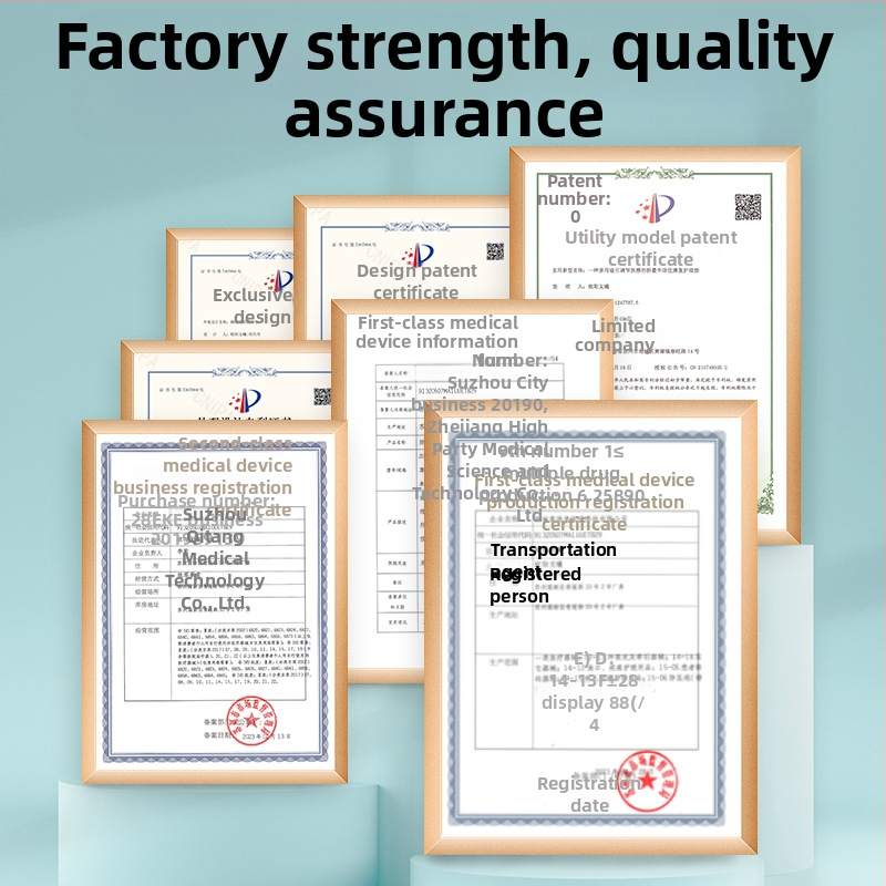 Medicínsky pás na fixáciu pása pre ležiacich pacientov, model ZQYS-Y241, materiál 80/20 polyester-bavlna, nylonová šnúrka