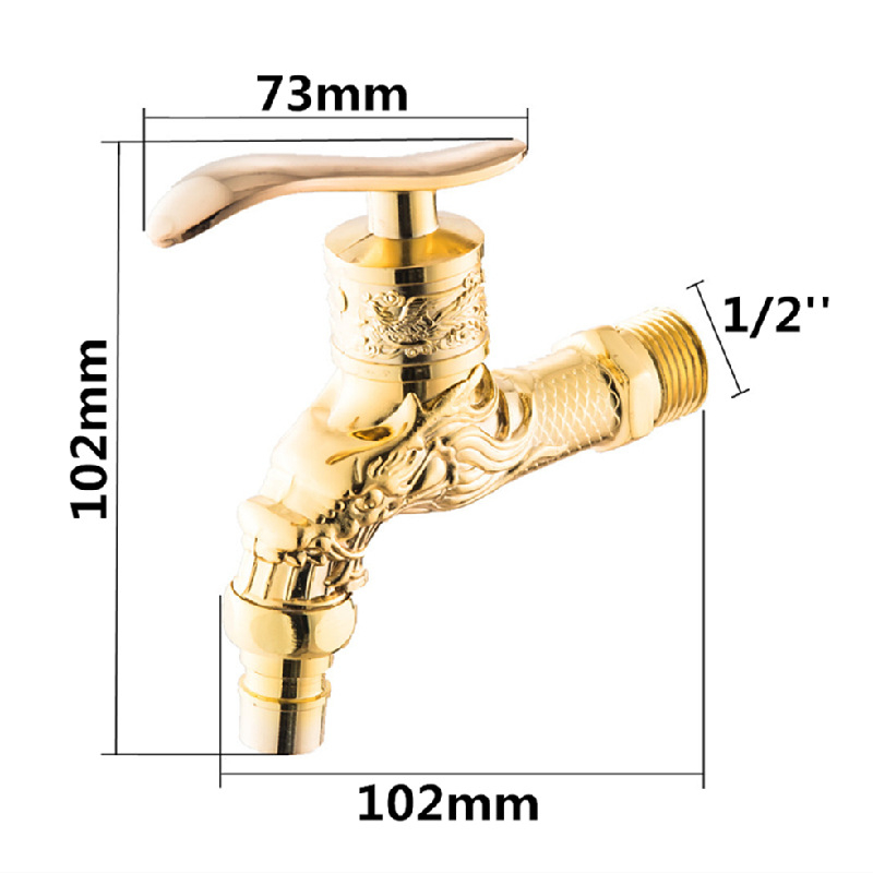 Ugrađena zidna slavina za kupaonicu, s jednom ručicom, od cinkovog legura, antik završna, 5–80°C