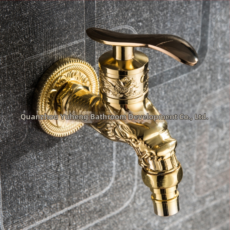 Ugrađena zidna slavina za kupaonicu, s jednom ručicom, od cinkovog legura, antik završna, 5–80°C