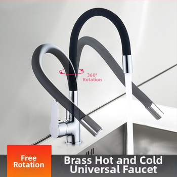 Virtuvės maišytuvo su variniu korpusu, keraminė kasetė, montavimas sėdynės tipu, dviguba konstrukcija