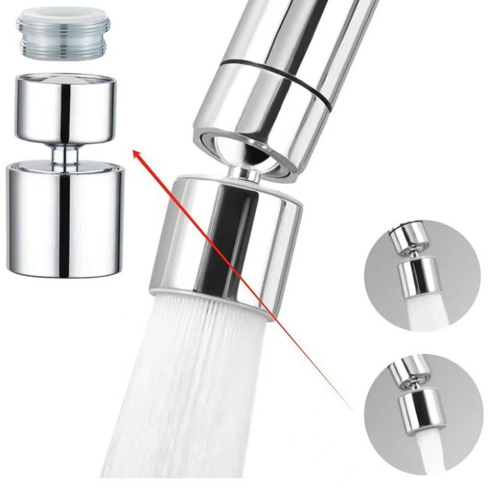 Aerator za slavinu - bakreni materijal, univerzalna okretna produžnica, filtr za pročišćavanje vode, model 15 Bubbler, moderan dizajn