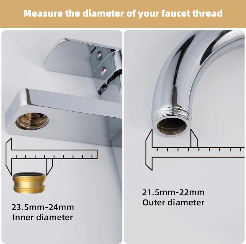 Aerator za slavinu - bakreni materijal, univerzalna okretna produžnica, filtr za pročišćavanje vode, model 15 Bubbler, moderan dizajn