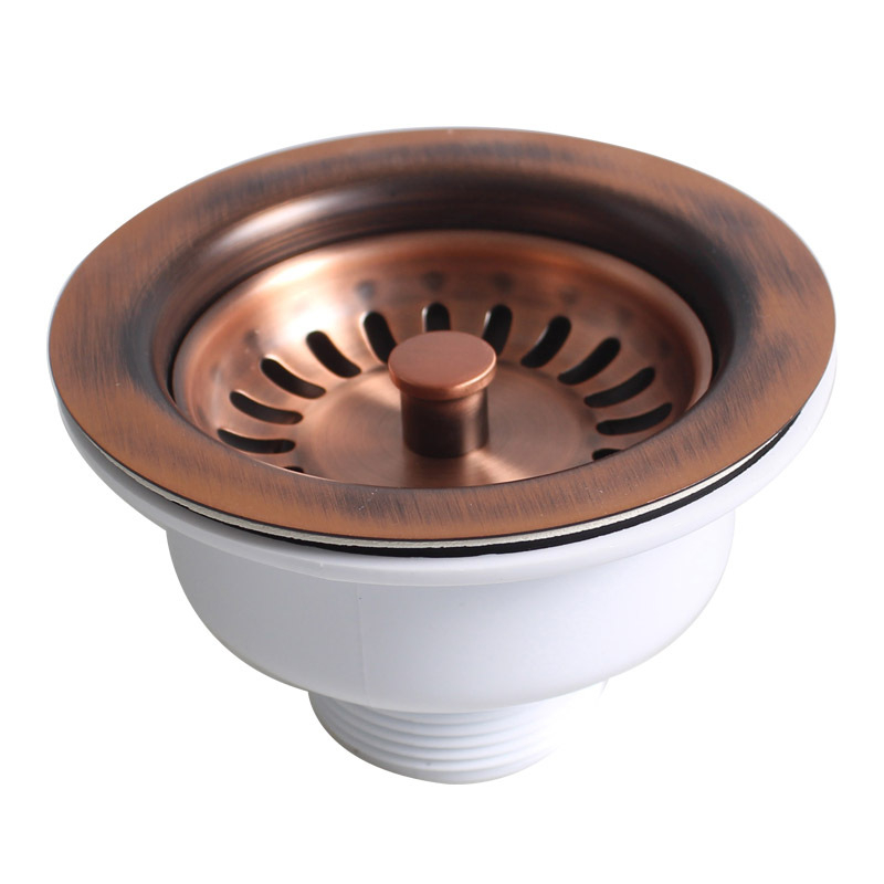 Europski stil odvodnja umivaonika XK223C036, nehrđajući čelik krom + PP, moderni minimalistički stil, Tianli Water