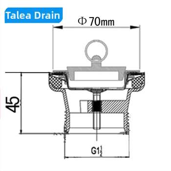 Zatka za odvod sudopera Talea XJ191C011, SUS304, model XJ191C011