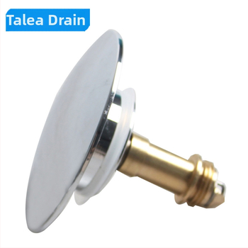 Pop-up poklopac za umivaonik, potpuno bakreni, kromirani, s velikom glavom, model QS641