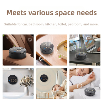 Stalo oro valytuvas su jonizacijos technologija, pašalina antrinį dūmą, alergenus ir kvapus; tinka patalpoms 11–20 m²