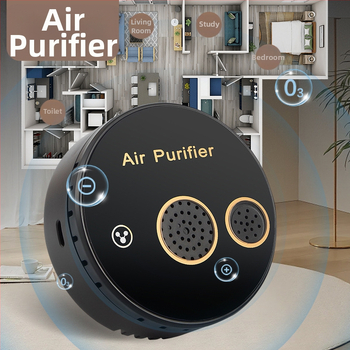 Stalo oro valytuvas su jonizacijos technologija, pašalina antrinį dūmą, alergenus ir kvapus; tinka patalpoms 11–20 m²