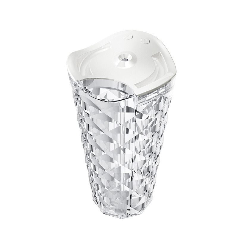 Stalo drėkintuvas vazos formos su USB maitinimu, 0,5–1 L talpa, 1 rūko išėjimas, 5 W galia